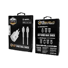 KIT CARREGADOR TURBO  DUAL SHOCK (25W)