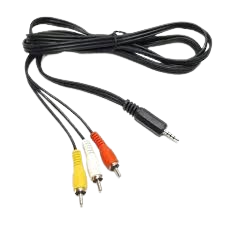 CABO DE AUDIO  P2 PARA 3 RCA- CAIXA DE SOM