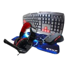 Kit Gaming KP-2061 TECLADO - HEADSET - MOUSE - MOUSEPAD