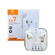 fone de ouvido com fio entrada lighting bluetooth